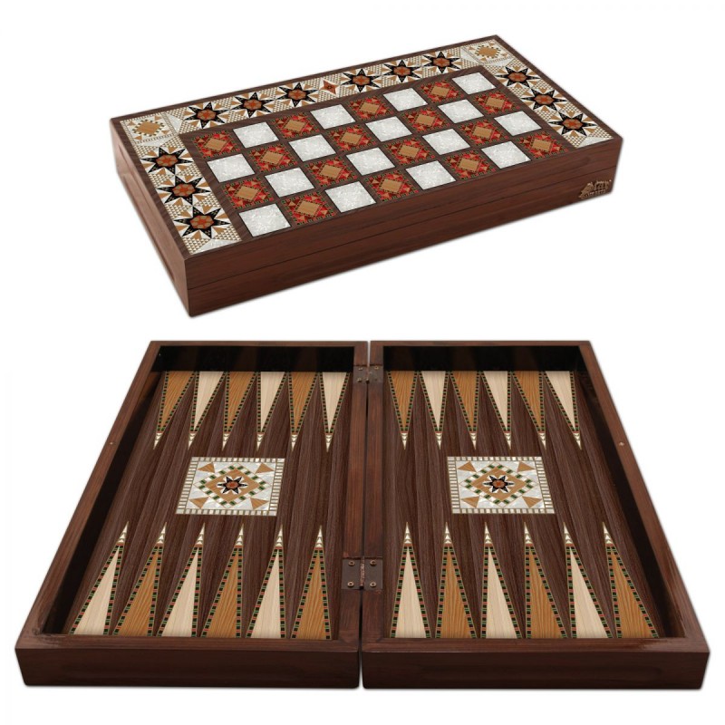 Antique Hatem Backgammon